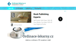 Desktop Screenshot of ordinace-lekarny.cz