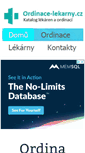 Mobile Screenshot of ordinace-lekarny.cz